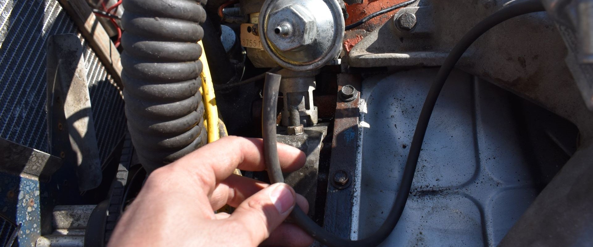 When we are inspecting the engine for leaks where should we look for those leaks?