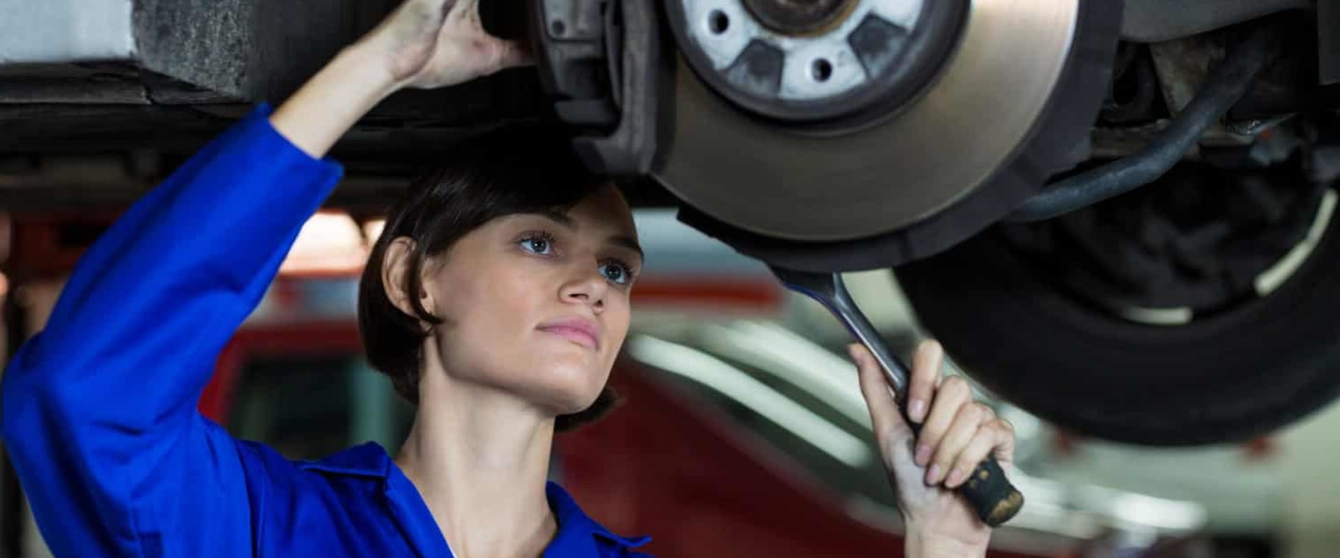 How do mechanics check brakes?