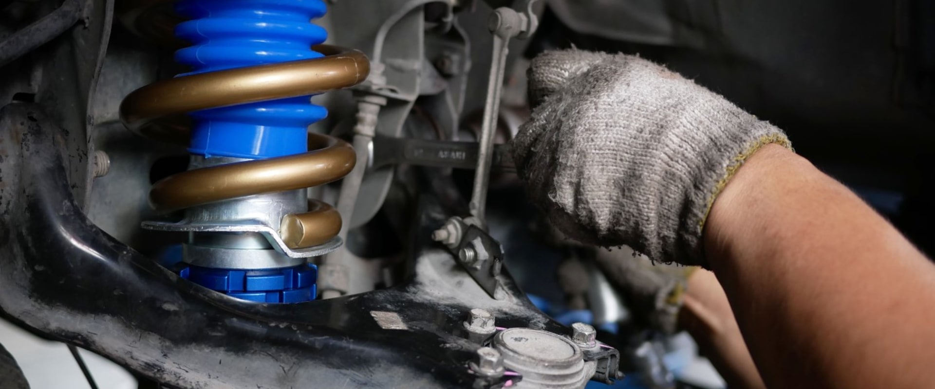 When performing a complete steering and suspension inspection you should check?