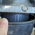 What does a worn timing belt feel like?
