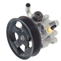 What can be done to check the overall steering system for loose or worn out components?