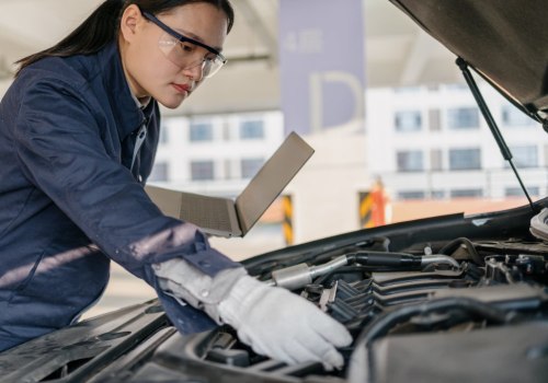 When inspecting the body of a used vehicle?