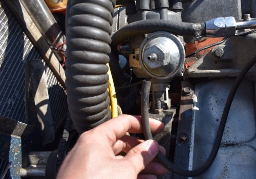 When we are inspecting the engine for leaks where should we look for those leaks?