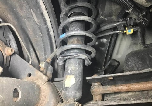 What does a damaged suspension look like?