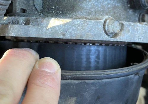 What does a worn timing belt feel like?