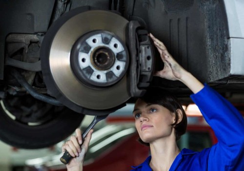 How do mechanics check brakes?