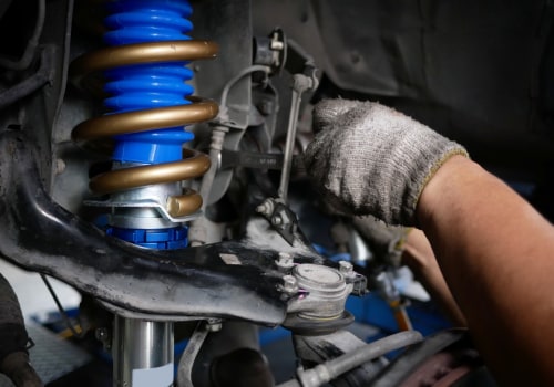 When performing a complete steering and suspension inspection you should check?