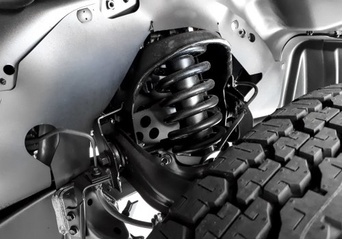How do you inspect steering and suspension components?